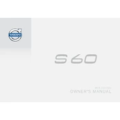 Volvo S60 2015 manual cover