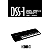 KORG DSS-1 manual cover