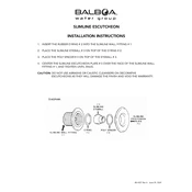 Balboa Slimline Escutcheon manual cover