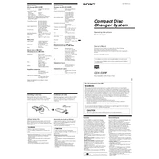 Sony CDX-530RF manual cover