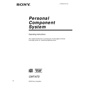 Sony CMT-A70 manual cover