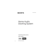 Sony RDH-SK8iP manual cover