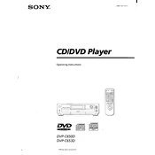 Sony DVP-C650D manual cover