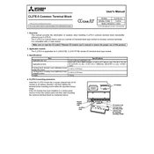 Mitsubishi Electric CL2TE 5 manual cover