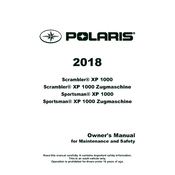 Polaris Sportsman, Scrambler XP 1000 manual cover