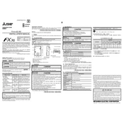 Mitsubishi Electric FX3G 422 BD manual cover