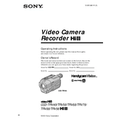 Sony CCD-TRV49 manual cover