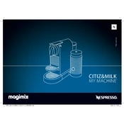 Nespresso Citiz & Milk My Machine manual cover