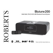 Roberts Blutune 200 CD 2016 manual cover