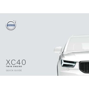 Volvo XC40 manual cover