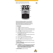 Behringer BOD400 manual cover