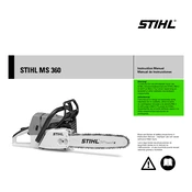 Stihl MS 360 manual cover