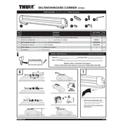 Thule Snowboard 91725U manual cover