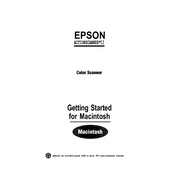 Epson ActionScanner II Mac manual cover