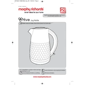 Morphy Richards 108271 Hive manual cover