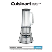 Cuisinart CBB-1200 manual cover