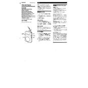 Sony ICF-TR40 manual cover