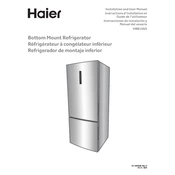 Haier HRB15N3 manual cover