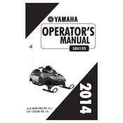 Yamaha SRX120 2014 manual cover