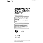 Sony SAT-A55 manual cover