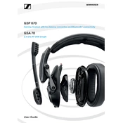 Sennheiser GSA 670 manual cover