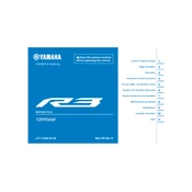 Yamaha YZFR3AM R3 2021 manual cover