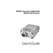 Epson PowerLite 8200i manual cover