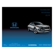 Honda Crosstour 2012 Technology manual cover