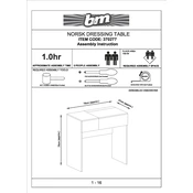 Norsk B&M Dressing Table 370277 manual cover