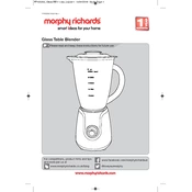 Morphy Richards 403053 Glass Table Blender manual cover