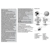 Beldray B&M 12 Inch Desk Fan 368419