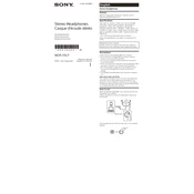 Sony MDR-E9LP manual cover