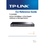 tp-link TL-SL5428E manual cover