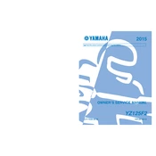 Yamaha YZ125F2 2015 manual cover