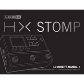 Line 6 HX Stomp 3.0 manual cover