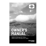 Polaris Ranger XP 1000, Crew XP 1000 v38 manual cover