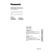 Panasonic CS-XE9SKUA Indoor Outdoor Unit  manual cover