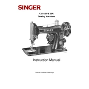 Singer Class 99, 99K manual cover