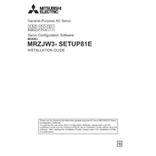 Mitsubishi Electric MRZJW3 SETUP81E manual cover