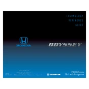 Honda Odyssey EX-L with Navigation 2013 Technology manual cover