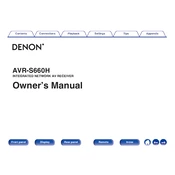 Denon AVR-S660H manual cover