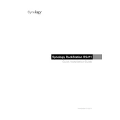 Synology RS411 manual cover