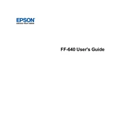 Epson FF-640 manual cover