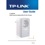 tp-link TL-PA4010P KIT manual cover