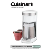 Cuisinart DCC-755 manual cover