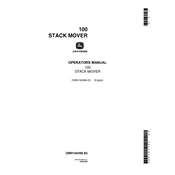 John Deere 100 Stack Mover manual cover