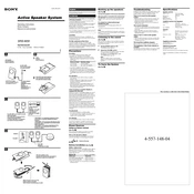 Sony SRS M30 manual cover