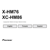 Pioneer X-HM76 manual cover