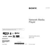 Sony SMP-N100 manual cover