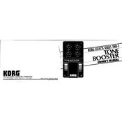 KORG TNB-1 TONE BOOSTER manual cover